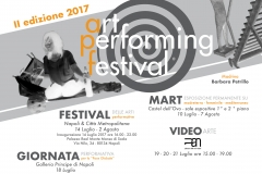 Locandina artperformingfestival 2017